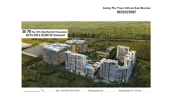 Desktop Screenshot of godrejthetreesvikhroli.in