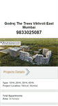 Mobile Screenshot of godrejthetreesvikhroli.in