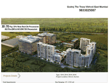 Tablet Screenshot of godrejthetreesvikhroli.in